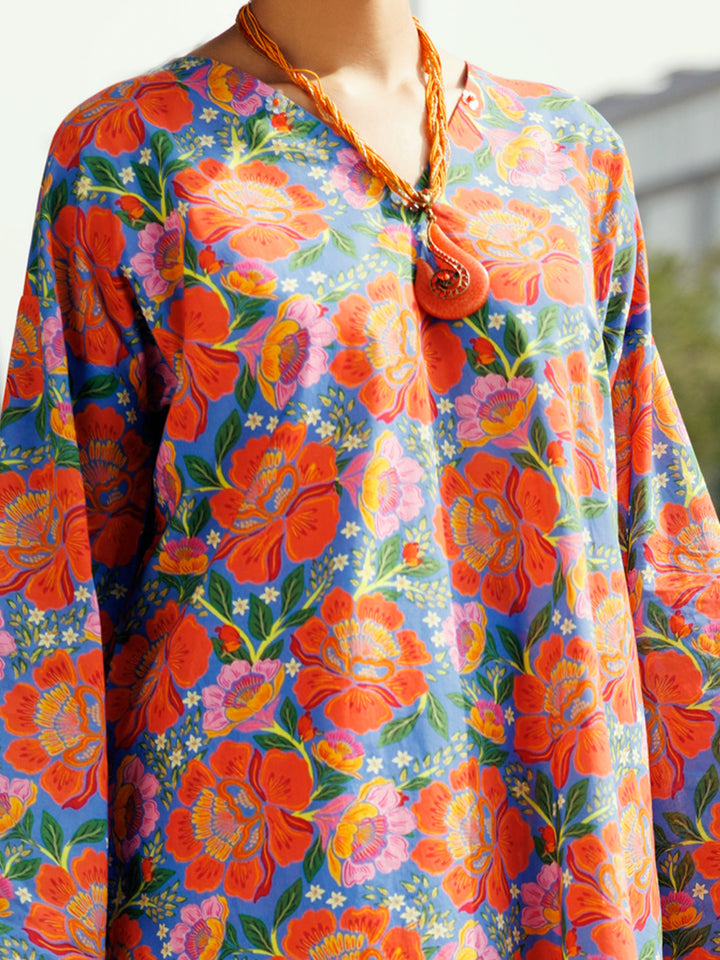 Lawn Multicolor Stitched Suit - Almirah