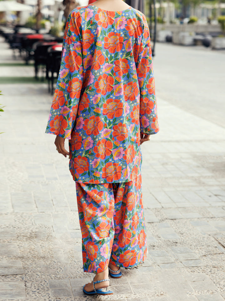 Lawn Multicolor Stitched Suit - Almirah