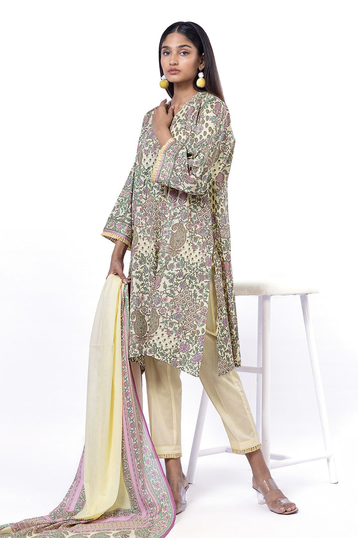 Lawn Fawn Unstitched Suit - Khaadi