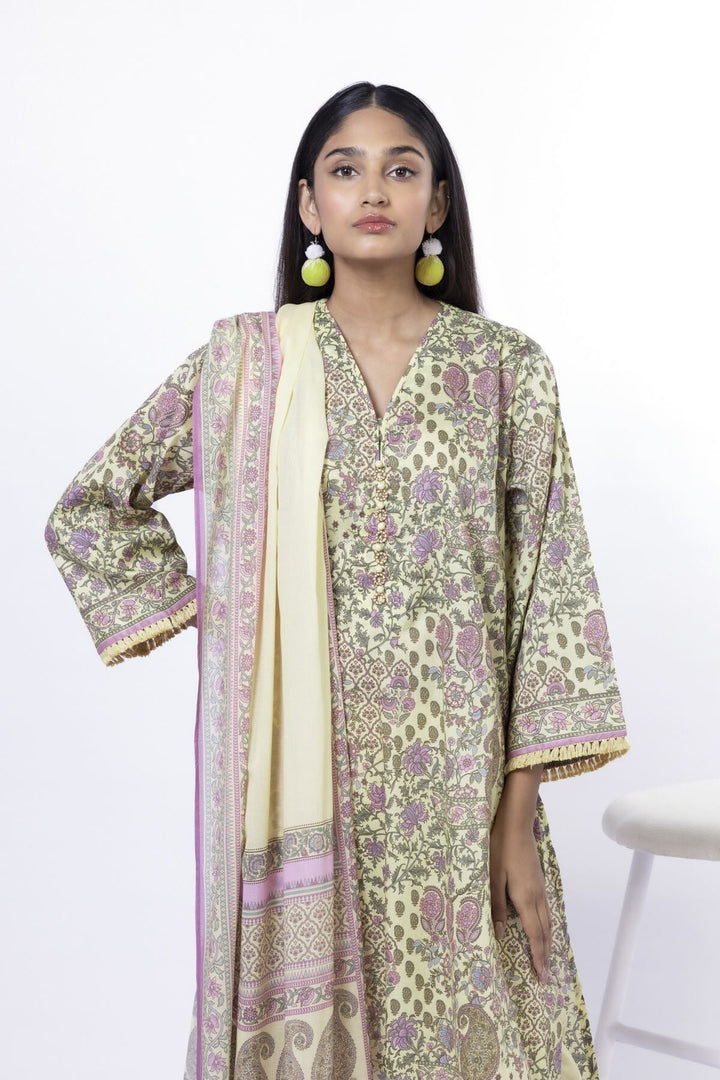 Lawn Fawn Unstitched Suit - Khaadi