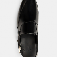 Black Peshawari Chappal - J. Junaid Jamshed