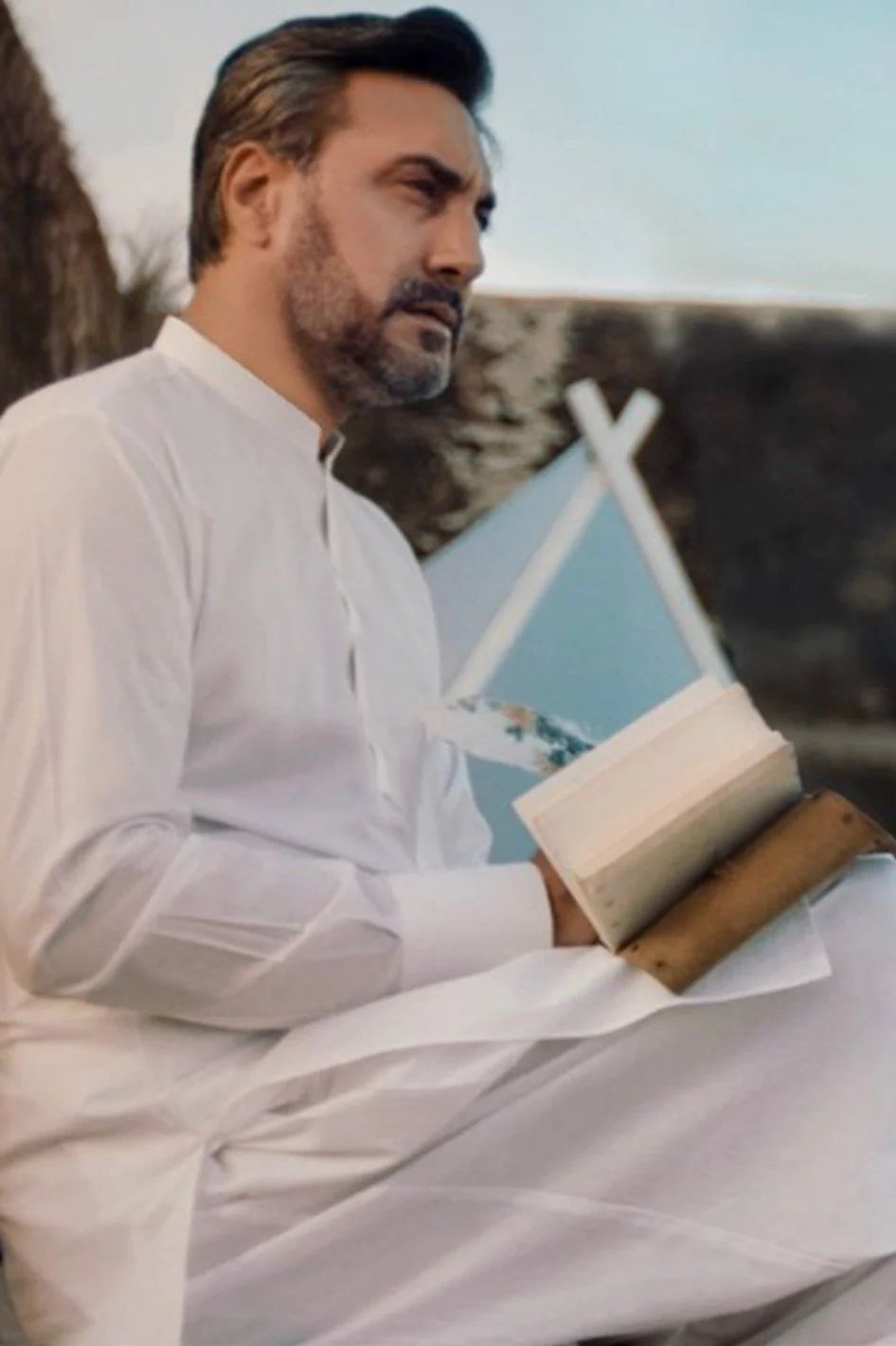 Cotton White Shalwar Kameez - Almirah