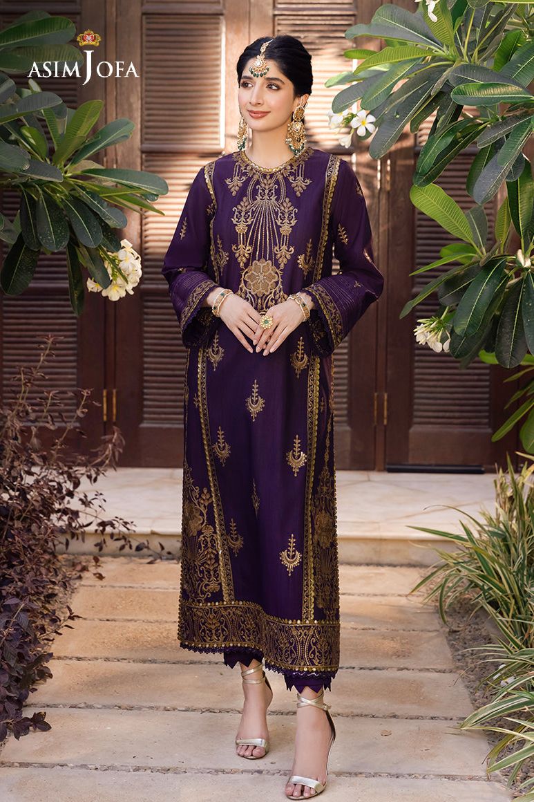AJZS-13 - Asim Jofa Zari Sitara Kurti
