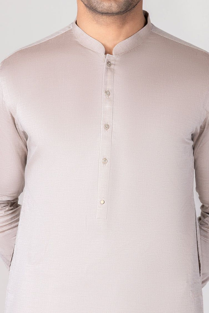 Cotton Brown Kameez Shalwar - J. Junaid Jamshed