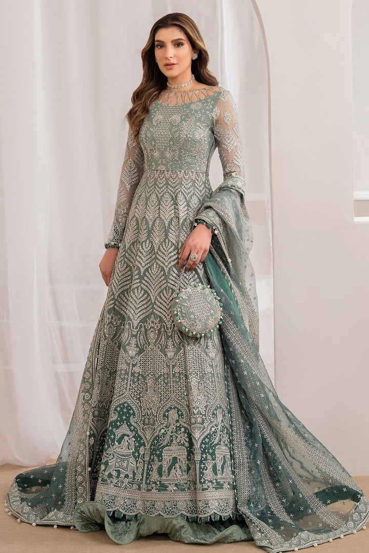 Embroidered Chiffon Grey 3 Piece Stitched Suit - Jazmin