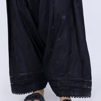 Jacquard Black Trouser - Almirah