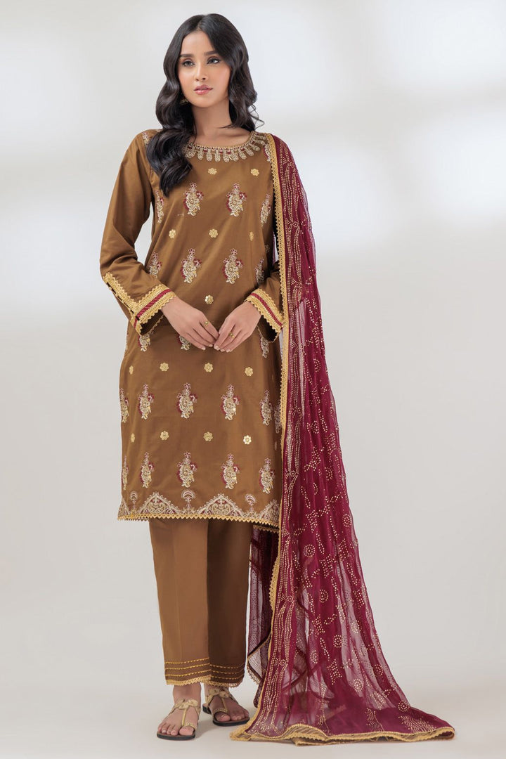 Cambric Brown 3 Piece Suit - Bonanza