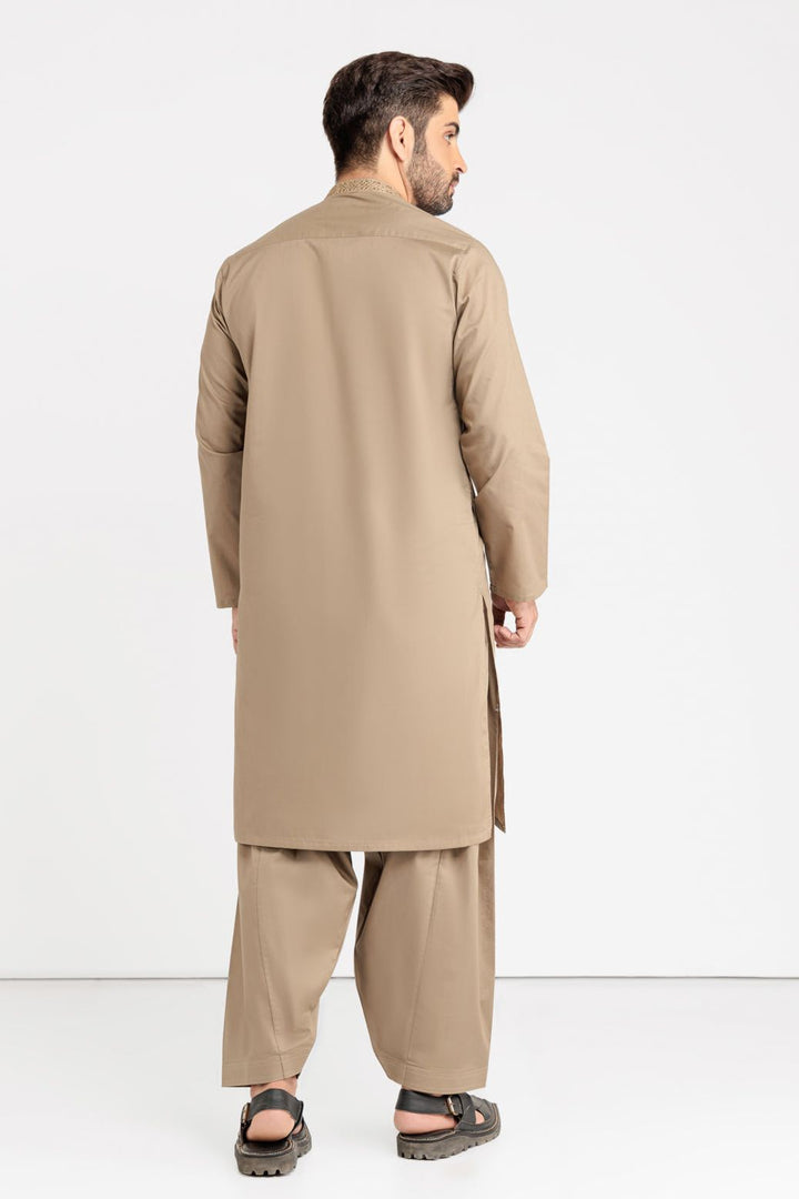 Blended Green Kurta Shalwar - Bonanza