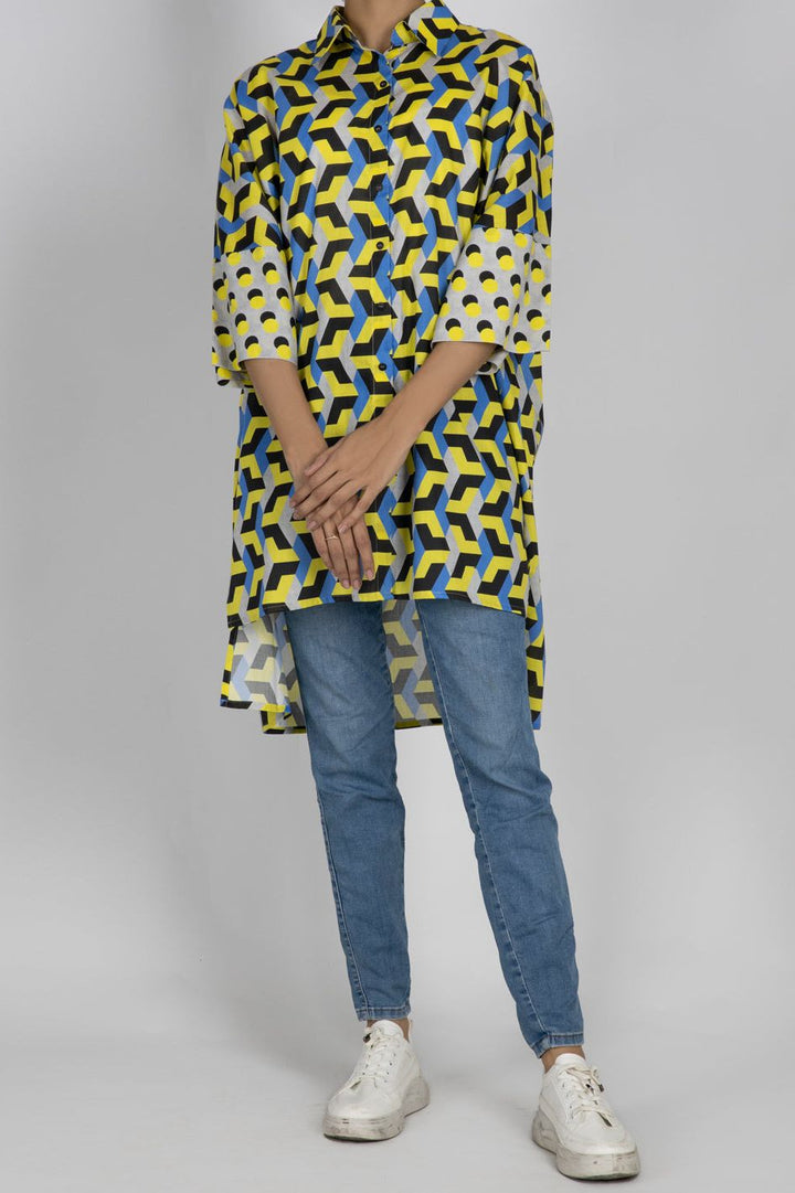 Multicolour Cambric Kurti - Almirah