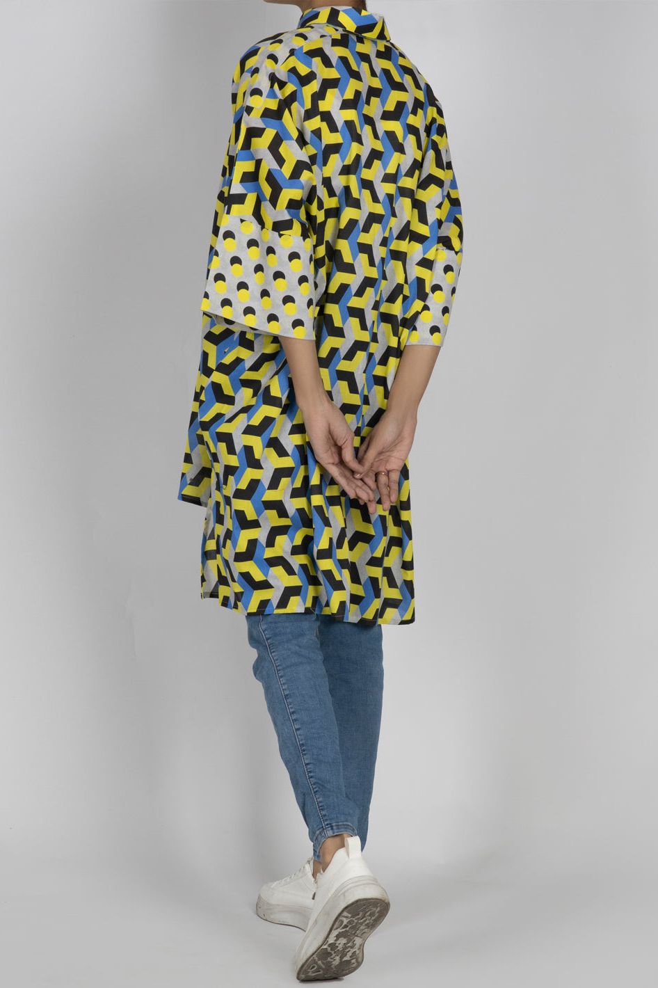 Multicolour Cambric Kurti - Almirah