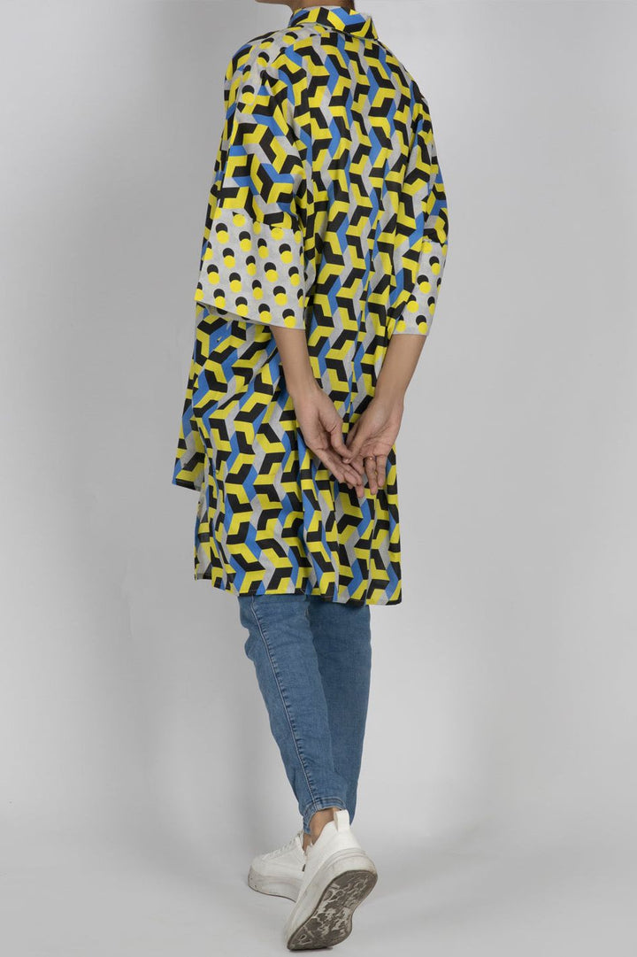 Multicolour Cambric Kurti - Almirah