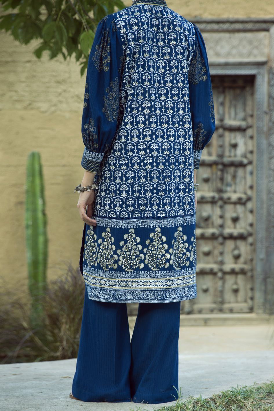 Cotton Blue Kurti - Almirah