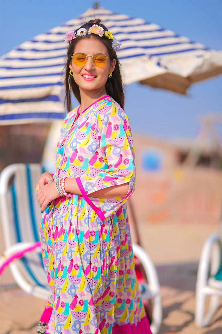 Multicolour Print Casual Kurta - Senorita