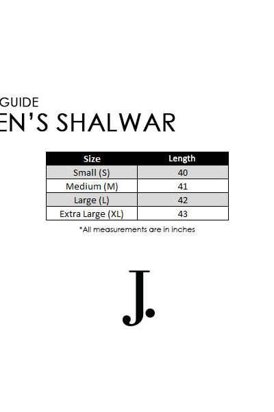 Black Men's Shalwar - Junaid Jamshed