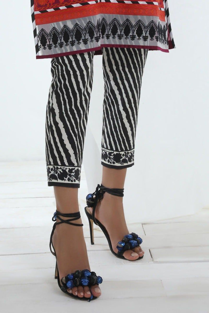 Black and White Trousers - Sana Safinaz